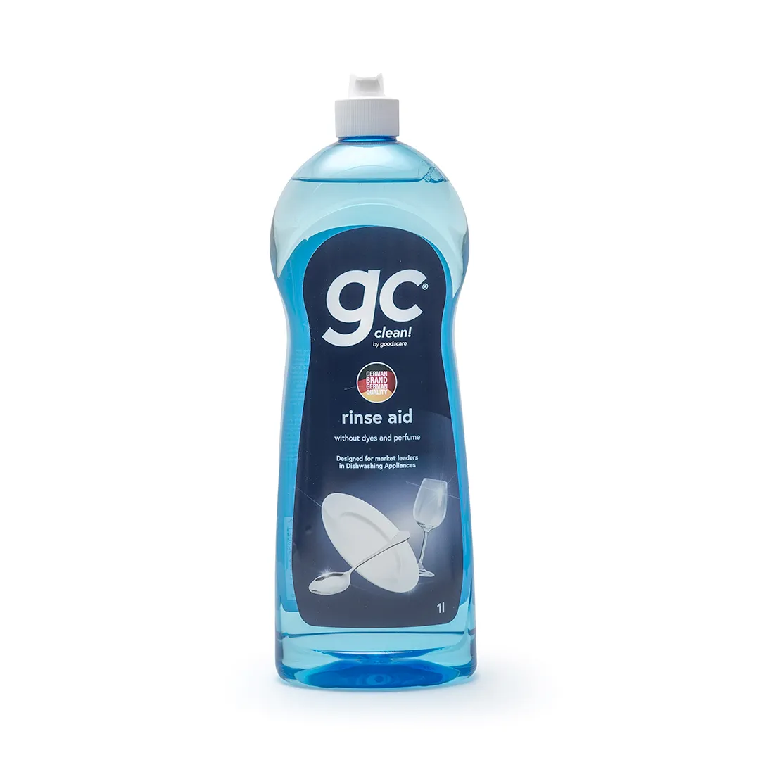 GC Clean rinse aid bottle